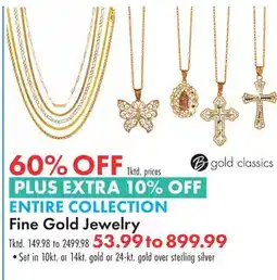Boscov's Fine Gold Jewelry offer