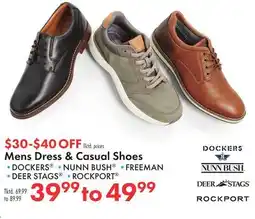 Boscov's Mens Dress & Casual Shoes offer
