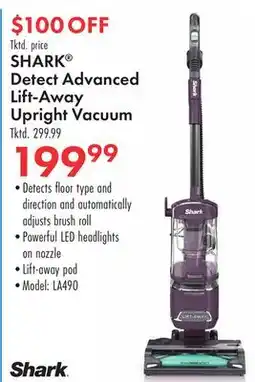 Boscov's SHARK Detect Advanced Lift-Away Upright Vacuum offer