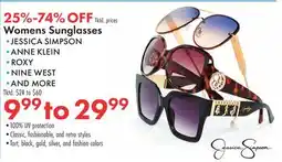 Boscov's Womens Sunglasses offer