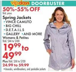 Boscov's Spring Jackets offer