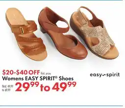 Boscov's Womens EASY SPIRIT Shoes offer