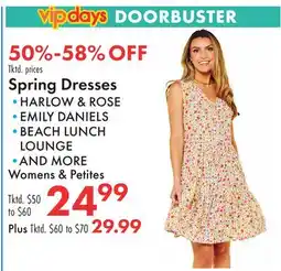 Boscov's Spring Dresses offer