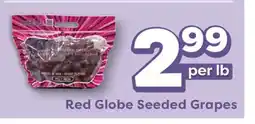 Weis Markets Red Globe Seeded Grapes offer