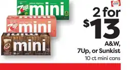 Weis Markets A & W, 7Up, or Sunkist offer