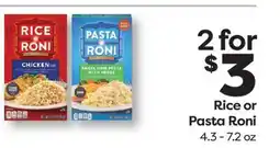 Weis Markets Rice or Pasta Roni offer