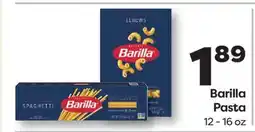 Weis Markets Barilla Pasta offer