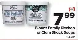 Weis Markets Blount Family Kitchen or Clam Shack Soups offer
