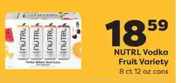 Weis Markets NUTRL Vodka Fruit Variety offer