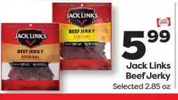 Weis Markets Jack Links Beef Jerky offer