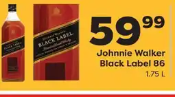 Weis Markets Johnnie Walker Black Label 86 offer