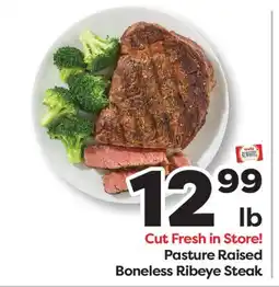 Weis Markets Pasture Raised Boneless Ribeye Steak offer