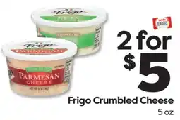 Weis Markets Frigo Crumbled Cheese offer