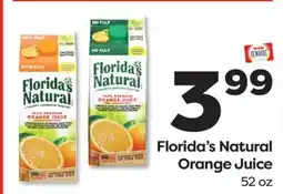 Weis Markets Florida's Natural Orange Juice offer