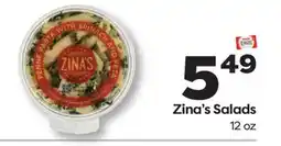 Weis Markets Zina's Salads offer