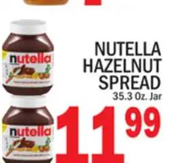 C Town NUTELLA HAZELNUT SPREAD offer