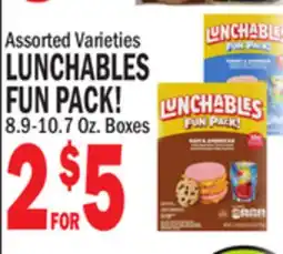 C Town LUNCHABLES FUN PACK offer