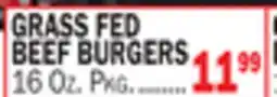 C Town GRASS FED BEEF BURGERS offer