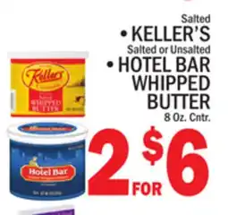 C Town Keller's Salted or Unsalted Hotel Bar Whipped Butter offer