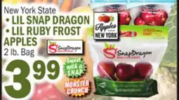 C Town •LIL SNAP DRAGON •LIL RUBY FROST APPLES 2 lb. Bag offer