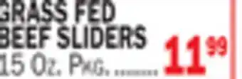 C Town GRASS FED BEEF SLIDERS offer