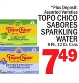 C Town TOPO CHICO SABORES SPARKLING WATER offer