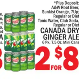 C Town CANADA DRY GINGER ALE offer
