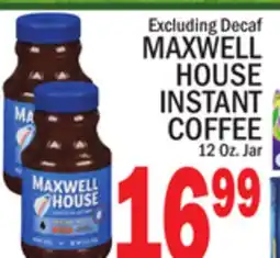 C Town MAXWELL HOUSE INSTANT COFFEE offer
