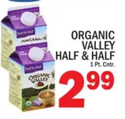 C Town ORGANIC VALLEY HALF & HALF offer
