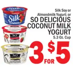 C Town SO DELICIOUS COCONUT MILK YOGURT offer
