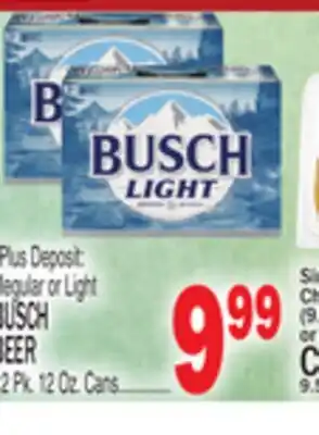 C Town BUSCH BEER offer