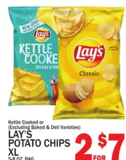 C Town Lay's Potato Chips XL offer