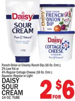 C Town DAISY SOUR CREAM 14 OZ. TUBE offer