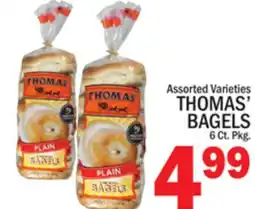 C Town THOMAS' BAGELS offer
