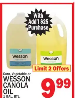 C Town WESSON CANOLA OIL offer