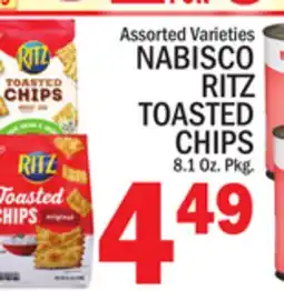 C Town NABISCO RITZ TOASTED CHIPS offer