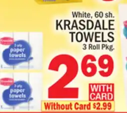 C Town KRASDALE TOWELS offer