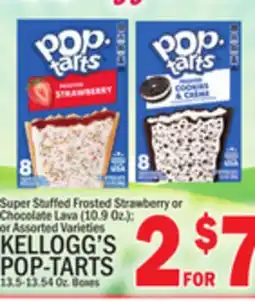 C Town KELLOGG'S POP-TARTS 13.5-13.54 Oz. Boxes offer