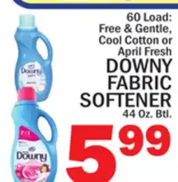 C Town DOWNY FABRIC SOFTENER 44 oz., Btl offer