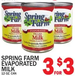 C Town SPRING FARM EVAPORATED MILK offer