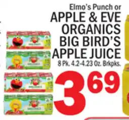 C Town APPLE & EVE ORGANICS BIG BIRD'S APPLE JUICE offer
