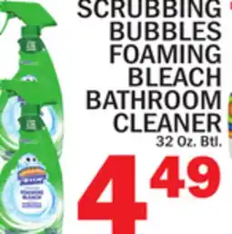C Town SCRUBBING BUBBLES FOAMING BLEACH BATHROOM CLEANER offer