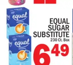 C Town EQUAL SUGAR SUBSTITUTE offer