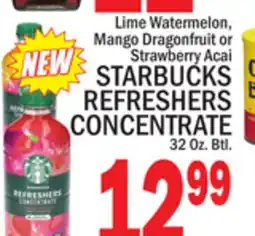 C Town STARBUCKS REFRESHERS CONCENTRATE offer