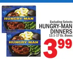 C Town HUNGRY-MAN DINNERS offer