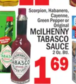 C Town McILHENNY TABASCO SAUCE offer