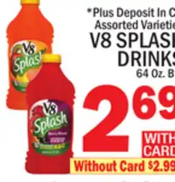 C Town V8 SPLASH DRINKS offer