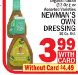C Town Newman's Own Dressing offer