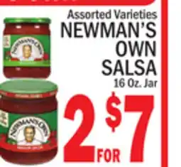 C Town Newman's Own Salsa offer