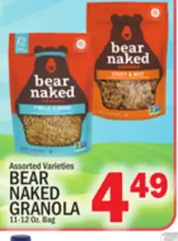 C Town BEAR NAKED GRANOLA offer